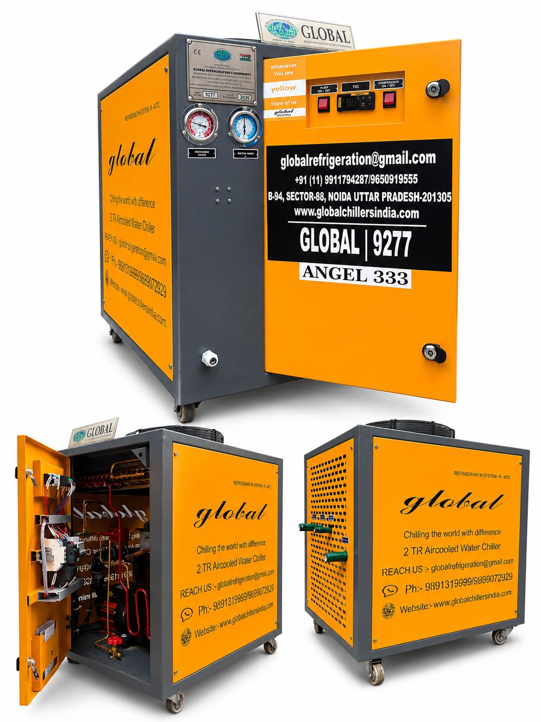 2 TR Air Cooled Water Chiller