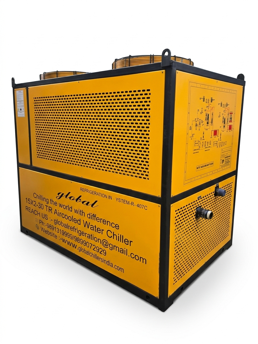 30 TR Air Cooled Water Chiller
