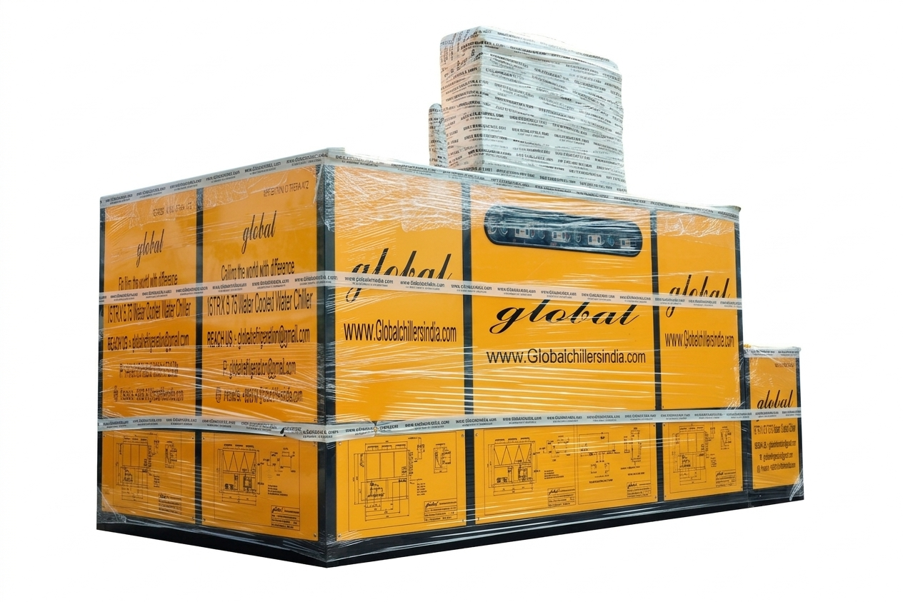 75 TR Air Cooled Water Chiller