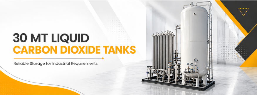 30 MT Liquid Carbon Dioxide Tanks by Global Refrigeration and Equipments