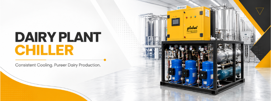 Dairy Plant Chiller by Global Refrigeration and Equipments